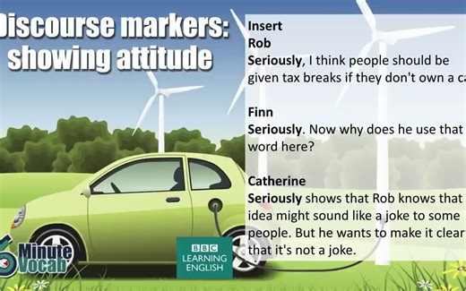 词汇|Showing your attitude with discourse markers