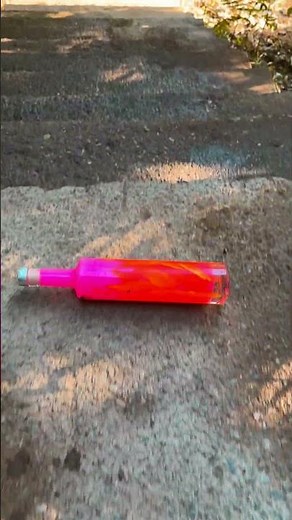 💥 A Perfect Glass Bottle Breaking Experiment! #shorts #viral #satisfying