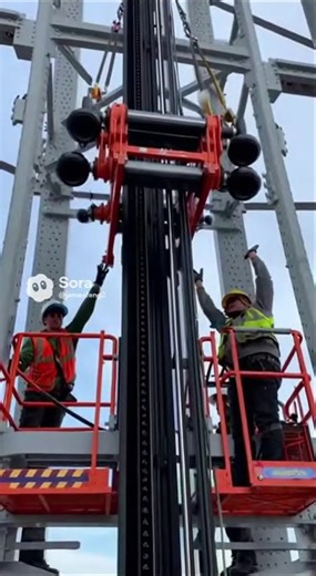 Building a drop tower#build #droptower #fun
