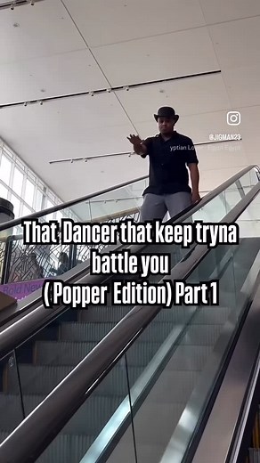 Ryan Newman on Instagram: "That Dancer that keep tryna battle you (Popper edition) Part 1 🤣 #poppers #dancecomedy #poppindance #dancebattles #redbulldanceyourstyle"