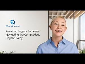 Mastering the Art of Re-writing Legacy Software Systems (developed with AI)