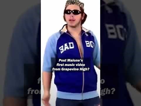 Rare: Post Malone Music Video from High School | Grapevine, Texas | “Why Don’t You Love Me?"