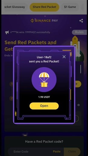 Free USDT 🤑 Binance Red Packet Code Today 🔥 Red Packet Code in Binance Today 🎁