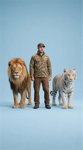 Lion vs. White Tiger: An AI What-If Battle