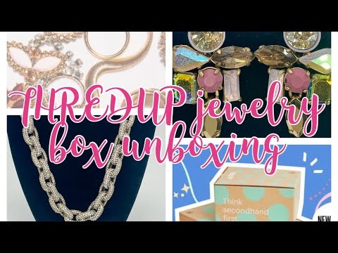 Awesome finds new with tags in this THREDUP jewelry mystery box unboxing video