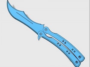 how to make a origami butterfly knife