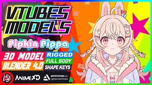 VTube Pipkin Pippa - 3D Model Blender