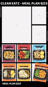 🗣 Attention Clean Eaters‼️ This week's meal plan is now open for ordering- and it's LOADED with delicious options that won't break the 'calorie bank'! What's on the Clean Eatz Meal Plan Menu this week? This week we have: ☑️ HONEY SRIRACHA CHICKEN BITES ☑️ SOUTHERN CHICKEN DINNER ☑️ JALAPENO POPPER CHICKEN PASTA ☑️ KICKY STEAK & CHEESY CAULIFLOWER ☑️ MEATBALL TORTELLINI ☑️ BACON & CHEESE EGG BITES W/ BUFFALO TOTS ☑️ PREMIUM: LOBSTER MAC & CHEESE ☑️ MEATBALL PIZZA ☑️ CE WEDGE SALAD Click 'Order N