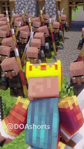 Who Will Win Villager Or Pillager? #minecraft #minecraftanimation