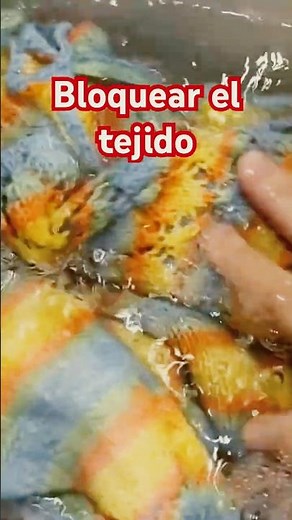 How to BLOCK Knitting | how to block a piece of crochet/knitting