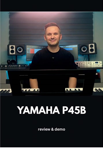 Yamaha P45 B - review & demo - Full video on YouTube https://www.youtube.com/watch?v=yNso0k3Ke0s . #yamahaP45 #electricpiano #mariuspop