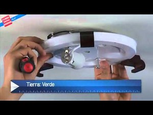 Ferretotal - ¿Cómo instalar una lámpara tipo plafón?