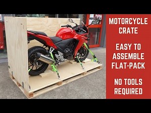 Motorcycle Shipping Crate Kits (Easy to Assemble for Freight)