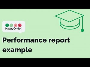 Happy Tutorials - Performance report example
