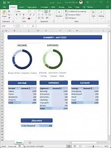 147K views · 3.6K reactions | Simple Monthly Budget plan Using MS Excel  | Tricks land | Facebook