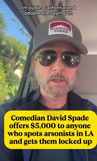 David Spade Offers Reward for Firestarter Identifications