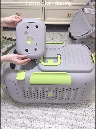 How to Assemble D8 Foldable Box Cat Carrier Stroller with Wheels | Mewcats Guide