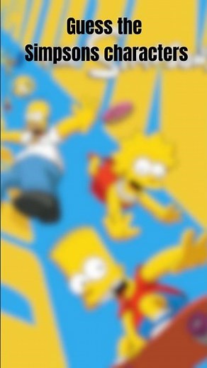 Guess the Simpsons characters