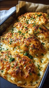 Parmesan Chicken Bake – Easy Crispy Cheesy Dinner Ingredients (Serves 4): 4 boneless, skinless chicken breasts ½ cup mayonnaise or plain Greek yogurt ½ cup grated Parmesan cheese ...... Full Recipe in Coʍmеոτ 💬 | Fresh Recipes