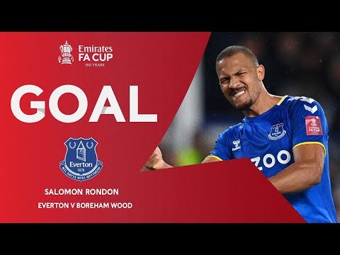 GOAL | Salomón Rondón | Everton v Boreham Wood | Fifth Round | Emirates FA Cup 2021-22