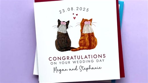 Personalised Cats Christmas Card | From Cats Xmas Card | Christmas Card From the Cats | Over 60 Options - Add Cat's Names, 2 - 6 Cats - Etsy