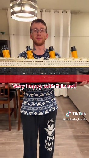 Finally finished! #lego #legos #legotiktok #legotiktoker #legofyp #fypシ #legotitanic #titanic #collection #afol #legolife