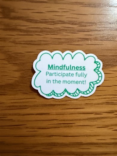 Mindfulness Sticker; DBT Mindfulness Skill, Participate Fully Mental Health Therapy Decal - Etsy UK