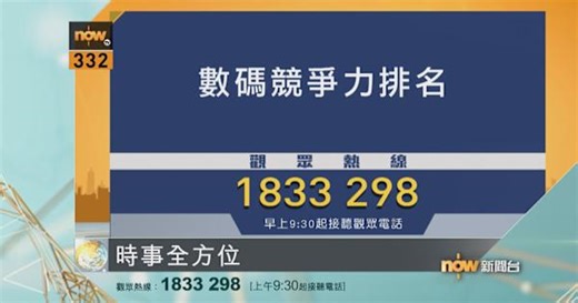 時事全方位重點提要｜11月5日