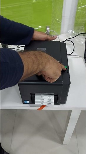 TSC TE 244 BARCODE PRINTER CALIBRATION - Online Munim Jewellery Billing Software (Hindi)