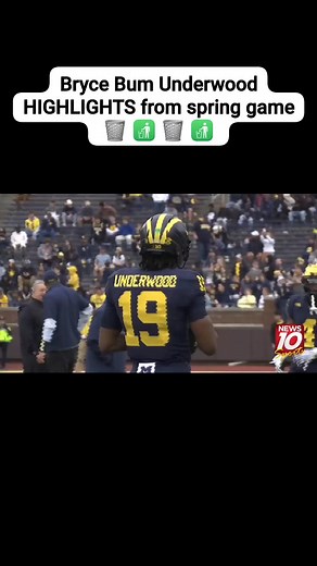 Bryce BUM 🗑🗑🗑 Underwood's HIGHLIGHTS spring game 🗑🗑🗑 #viral #football #collegefootball #reelsfb #reels #reelsviralシ | Vito Luciano