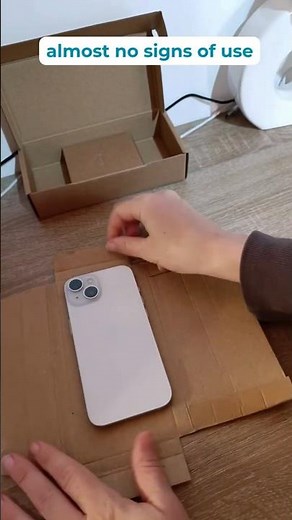 blue iPhone 15 👀📦first impression #iphone15 #iphoneunboxing #appleiphone #ugccreator #asmr