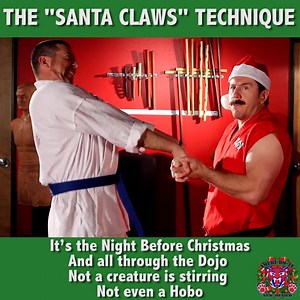 Enjoy this Christmas Classic! Wishing all of my students a Merry Christmas, Happy Hanukka, Silly Solstice, Complete Kwanzaa and a Happy New Year. And Remember...Always Restomp The Groin! | Master Ken