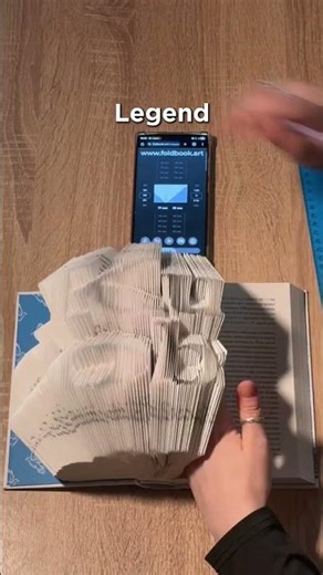 Voice of a generation🖤 Web application: www.foldbook.art #diy #bookfolding #kurtcobain #nirvana