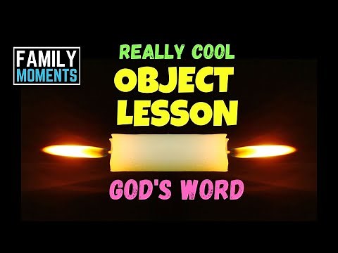 OBJECT LESSON - The Importance of GOD'S WORD