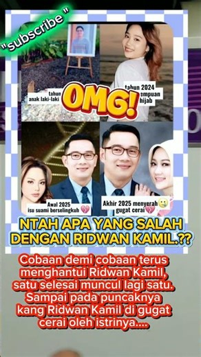 RIDWAN KAMIL DI GUGAT CERAI#shortvideo #youtubeshortsviral #trending #trendingshorts #viral