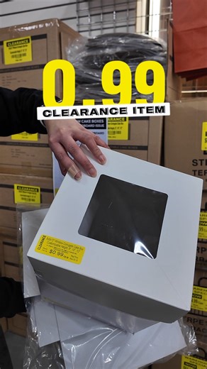 Creative Bag | Retail & Custom Packaging | Packaging Supply | Clearance packaging deal 👀 These 8x8x12 adjustable window cake boxes are currently on clearance for $0.99 each (regular price $3.15). In... | Instagram