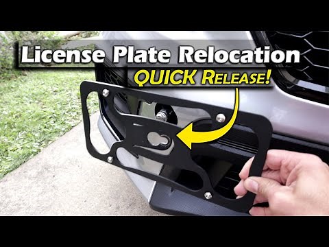 WRX / STI License Plate Relocation | CravenSpeed Platypus Mount Review |