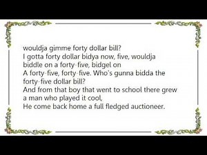 Gordon Lightfoot - The Auctioneer Lyrics