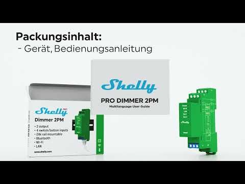 Installation Shelly Pro Dimmer 2PM