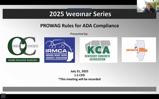 PROWAG Rules for ADA Compliance & Concretes Role in Accessibility [07-31-2025 | 11:30 AM - 1:00 PM EST]