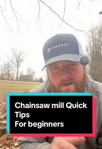 Chainsaw mill quick tips for beginners, getting in and out of the cut. #chainsawmilling #lumber #beginner #quicktip