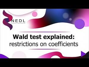 Wald test explained: restrictions on coefficients (Excel)