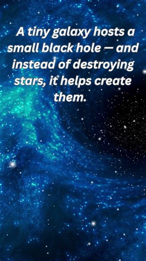 A Small Black Hole That Creates Stars - 2