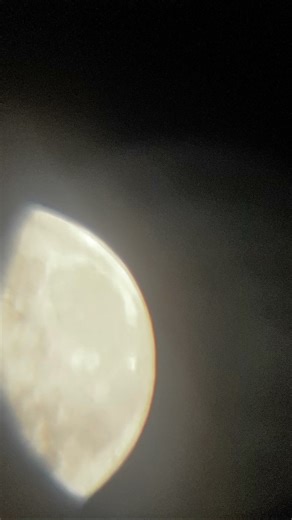 My first picture of the moon from my telescope