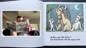 Mike Reilly sat with his daughter Brooklyn to read the classic story, Where the Wild Things Are by Maurice Sendak 📖 For more | http://ow.ly/YhAS30qFrM1 | CFL