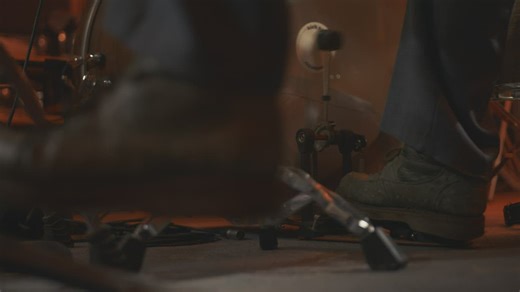 Feet of a drummer while performing - Free Stock Video