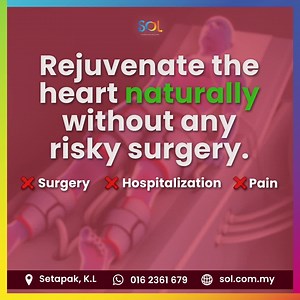 Open heart surgery is a very serious operation that involves removing blockages from the arteries and a valve. Not only is it risky but there may also be complications after surgery 😱 Now, there’s an alternative treatment for your heart issues. Known as ECP Therapy, it is a therapy that is approved by Ministry of Health Malaysia and FDA as well as recognised as THE alternative heart treatment worldwide 🌏 Aside from it being non-surgical, non-invasive, and painless, this alternative treatment d