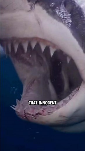 This is Why Great White Shark bites you🫣