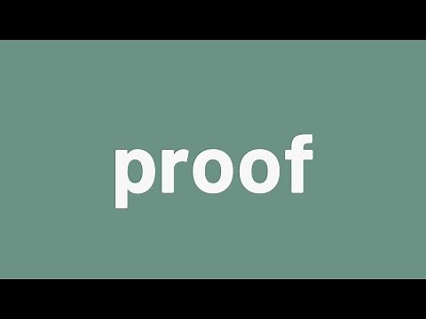 proof meaning