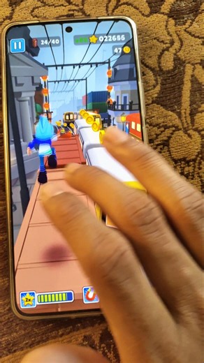 Subway surfers Hand with game #subwaysurfers #shorts